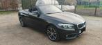 BMW 218IA Cabrio 2019 sportline automaat, Auto's, BMW, Zwart, 1500 cc, Particulier, 2 deurs