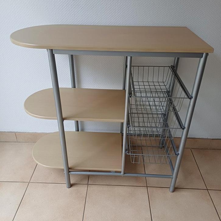 Kleine praktische opbergunit — Schuifmanden — Peti, Huis en Inrichting, Tafels | Sidetables, Gebruikt, 25 tot 50 cm, 50 tot 100 cm