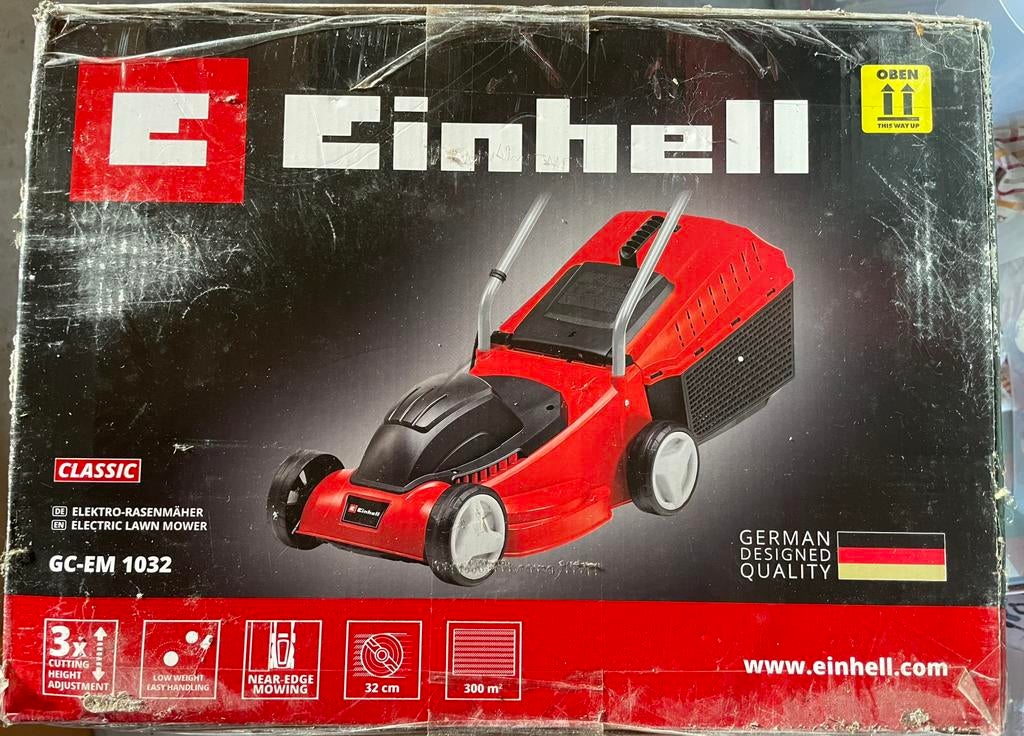 Elektrische grasmaaier, Tuin en Terras, Ophalen, Nieuw, 30 t/m 39 cm, Elektrische grasmaaier