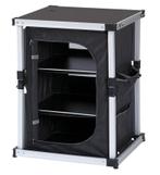 Armoire de camping Isabella, noir, basse, pliante, simple., Caravanes & Camping, Enlèvement ou Envoi, Comme neuf, Armoire de camping
