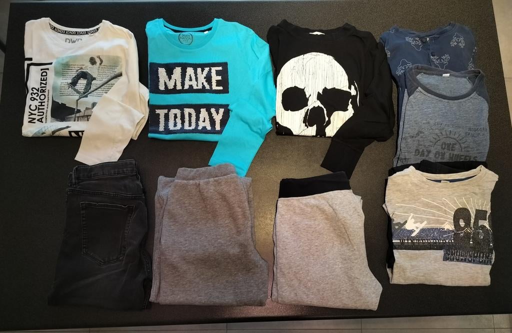 Pakket jongenskleding maat 158-164, Enfants & Bébés, Paquets de vêtements pour enfants, Utilisé, Taille 158, Enlèvement