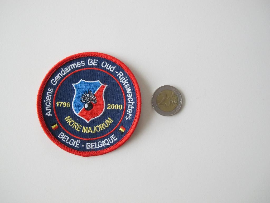 patch politie rijkswacht gendarmerie, Verzamelen, Ophalen of Verzenden, Rijkswacht, Embleem of Badge