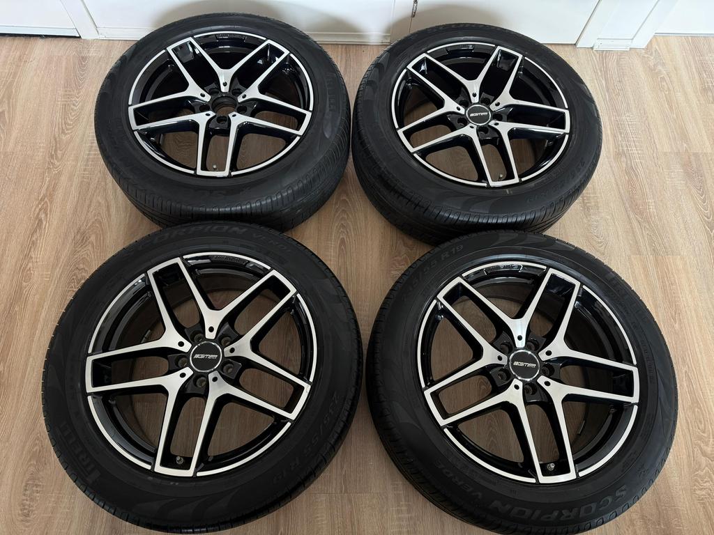 Jantes originales Mercedes AMG 19 pouces avec pneus, Auto-onderdelen, Banden en Velgen, Band(en), 19 inch, Ophalen of Verzenden