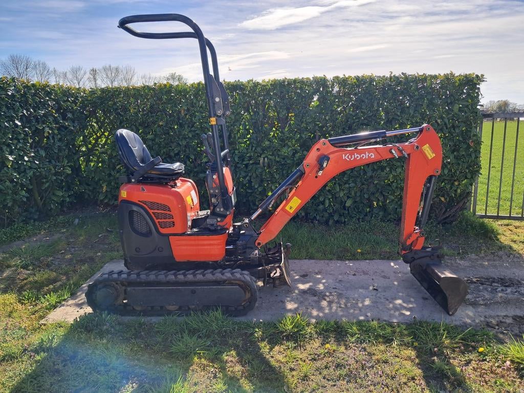 Minigraver Kubota U10-3 / Hydr. Snelwissel / Minikraan, Zakelijke goederen, Ophalen