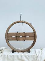 Pied de lampe en bois blond, Comme neuf, Enlèvement, Bois, Brocante