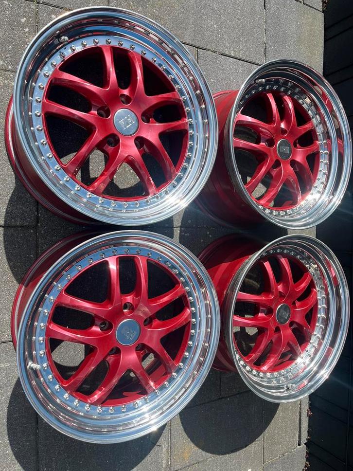 2 delige rh zw6 in 8,5 en 9,5 x 18 steek 5x112, Auto-onderdelen, Banden en Velgen, Velg(en), 18 inch, Overige, Personenwagen, Gebruikt