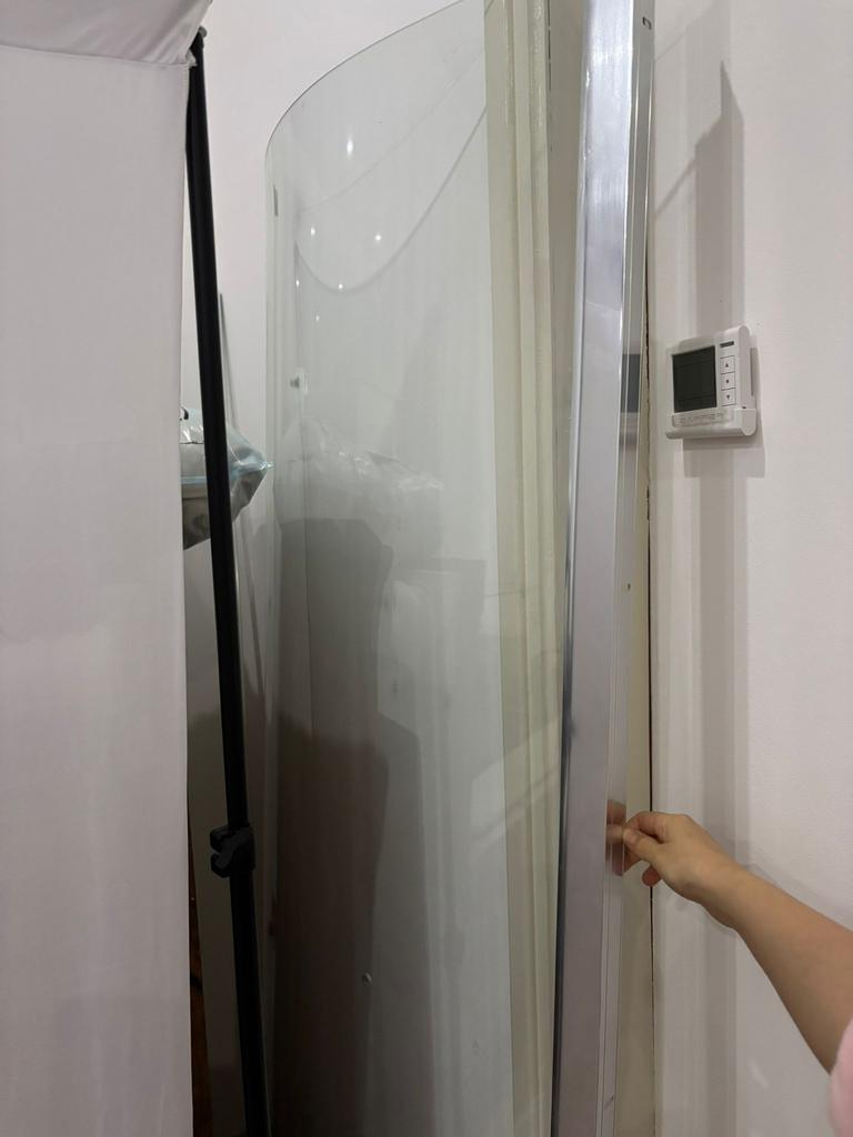 Parois de douche leger courbe pour douche italienne neuf, Maison & Meubles, Enlèvement, Neuf