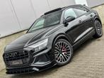 Audi Q8 55 TFSI E 381Pk 22Inch SQ8 dif Rs-int B&O Full Black, Auto's, Audi, Automaat, Gebruikt, Zwart, 2995 cc