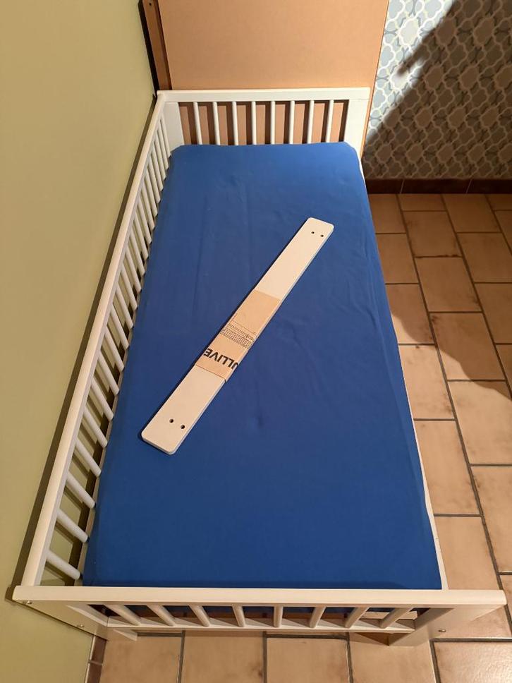 Peuterbed Gulliver IKEA, Enfants & Bébés, Chambre d'enfant | Lits, Utilisé, 160 à 180 cm, 70 à 85 cm, Sommier à lattes, Matelas