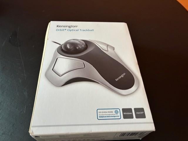 Kensington Orbit Optical Trackball muis, Ophalen, Muis, Kensington, Rechtshandig