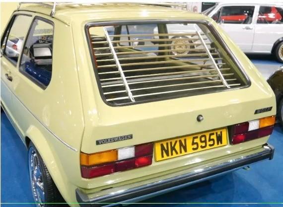 Volets arrière pour VW Golf MK1, ivoire, 74 à 83, Autos : Divers, Accessoires de voiture, Neuf, Enlèvement ou Envoi