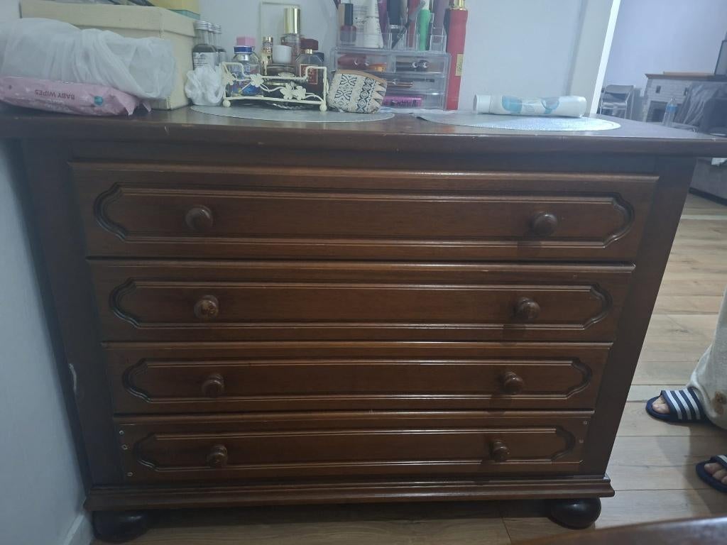 Slaapkamer te koop zonder matras, Ophalen, Tweepersoons, Zo goed als nieuw, 200 cm