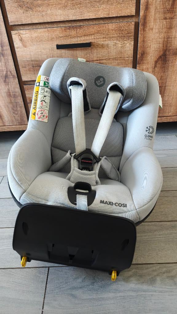 Maxi-Cosi Mica Pro Eco i-Size / grijs / met ISOFIX-basis, Kinderen en Baby's, Autostoeltjes, Ophalen, Gebruikt, 0 t/m 18 kg, Verstelbare rugleuning