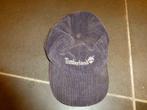 blauwe velours pet van Timberland maat 54, Kinderen en Baby's, Kinderkleding | Petten en Hoeden, 134 t/m 140, Gebruikt, Timberland
