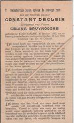 Victime de guerre 1940-1945, Collections, Envoi