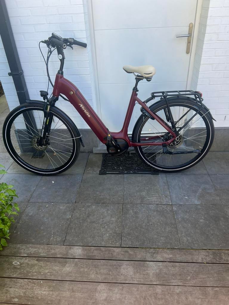 Elektrische damesfiets Norta B3040 (lage kmstand), Fietsen en Brommers, Ophalen, Zo goed als nieuw