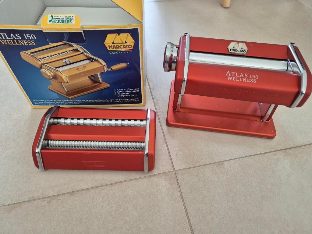 Machine à pâtes Marcato Atlas 150 wellness, Maison & Meubles, Cuisine | Ustensiles de cuisine, Machine à pâtes, Enlèvement