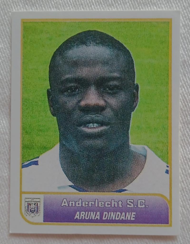 Sticker Aruna Dindane - Pro League 2019-2020, Ophalen of Verzenden, Zo goed als nieuw, Sticker