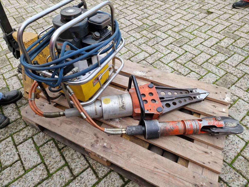 Holmatro hydrauset + spreader + knipper, -, -, Enlèvement, Utilisé