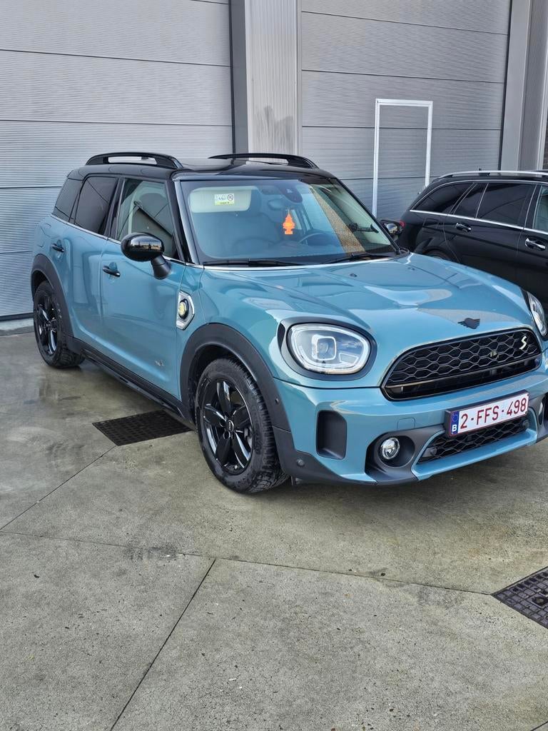 Mini Countryman 1.5E ALL4 Hybrid — 2021 — 98.000 km, Auto's, Mini, Automaat, Zwart, Countryman, Leder