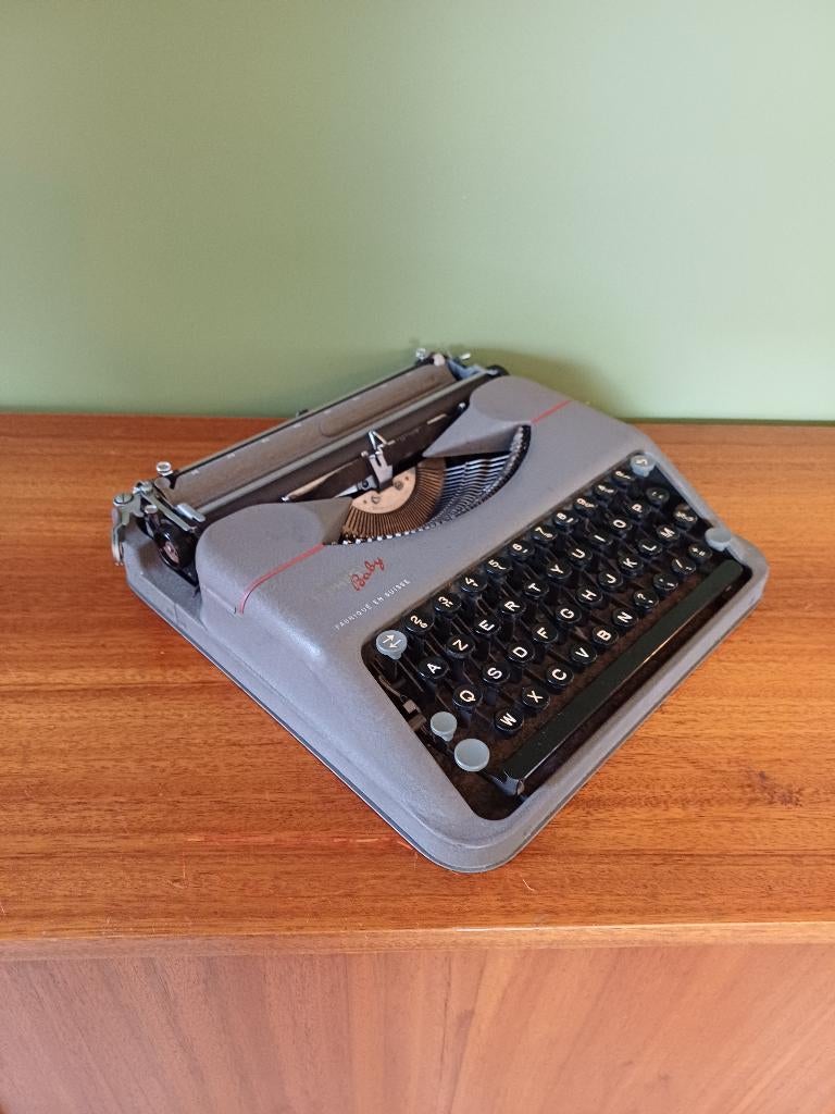 Machine à écrire vintage Hermès Baby de 1952, Enlèvement ou Envoi