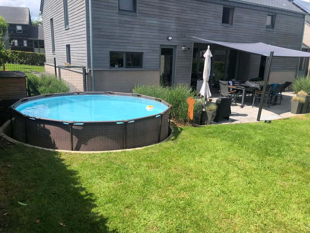 Ensemble Piscine BESTWAY + dôme SUNNY TENT + filtre/pompe, Neuf, 200 à 400 cm, 300 cm ou plus, Rond