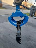 Terreinharken met CW en sorteergrijper aanpik, Ophalen