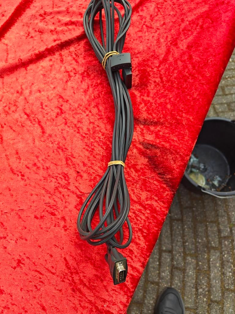 Bose 321 luidsprekerkabels originele zwart, Ophalen of Verzenden