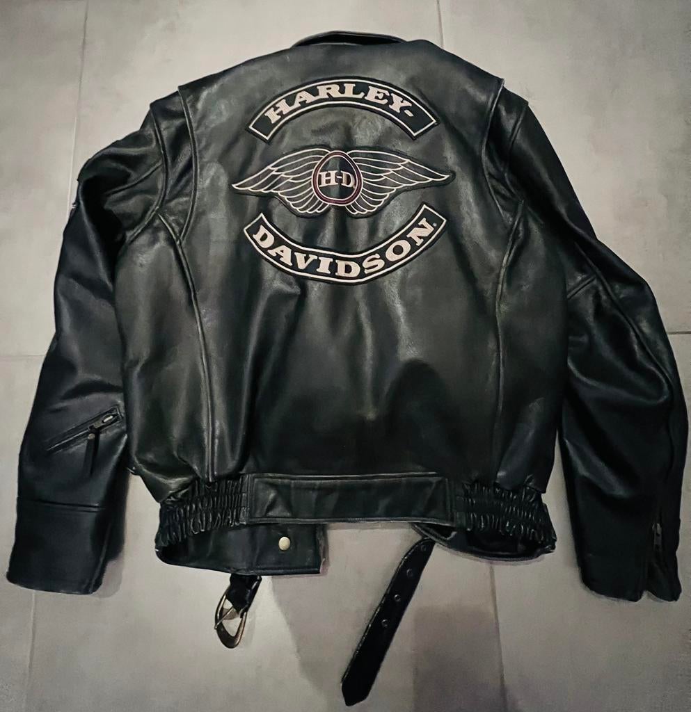 Harley Davidson leren jack, Ophalen, Tweedehands, Dames, Jas | leer