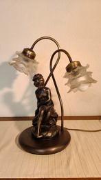 Antieke lamp brons, Ophalen, Brons