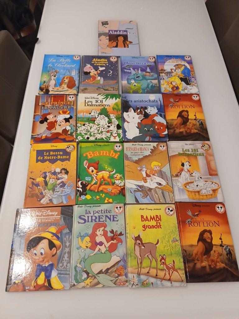 Lot de 14 livres Disney vintage, Enlèvement ou Envoi, Le Roi Lion ou Le Livre de la Jungle, Utilisé, Autres types