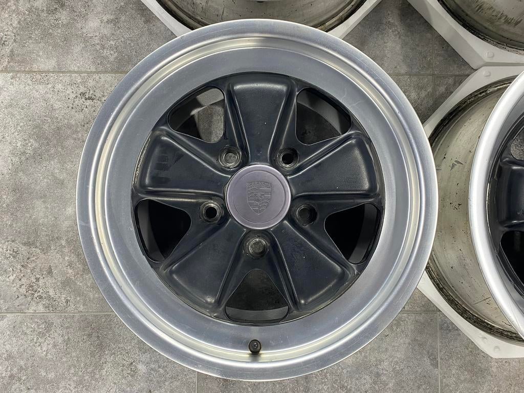 Jeu de jantes 6x16" Fuchs d'origine Porsche, Autos : Pièces & Accessoires, 16 pouces, Véhicule de tourisme, Enlèvement, Utilisé