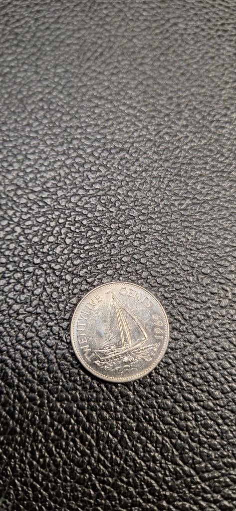 Bahama's twinty five cents 1969, Postzegels en Munten, Munten | Oceanië, Ophalen of Verzenden