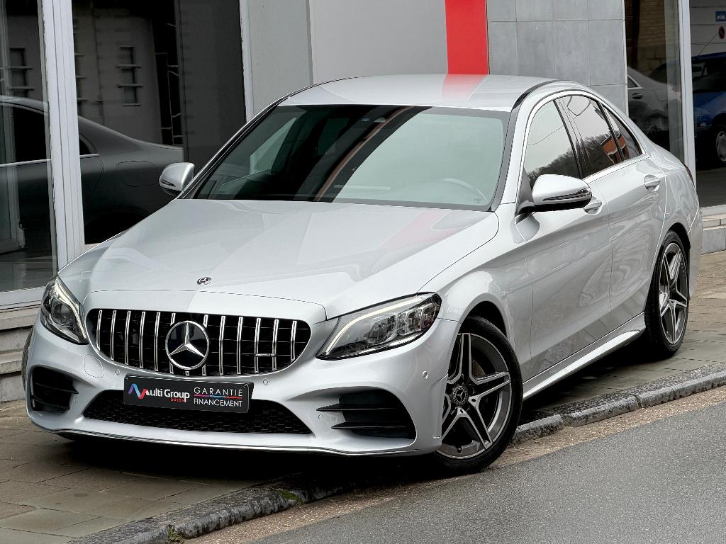Mercedes C180d Pack AMG *GARANTIE 1an*Full*90.000km*2020*TVA, Auto's, 4 deurs, 4 cilinders, Sound system, Leder