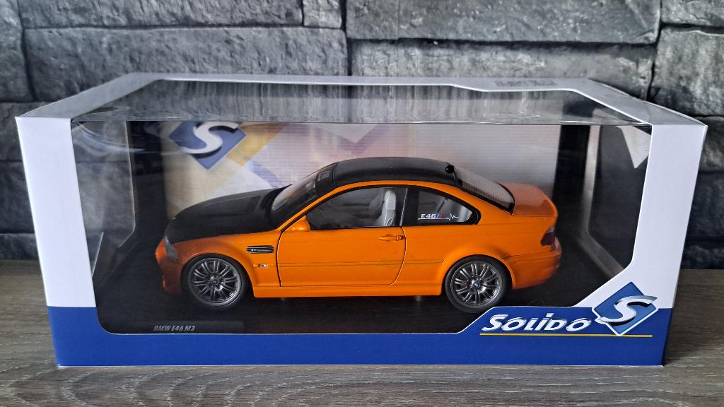 BMW M3 E46 1/18éme solido, Enlèvement ou Envoi, Solido, Voiture, Solido