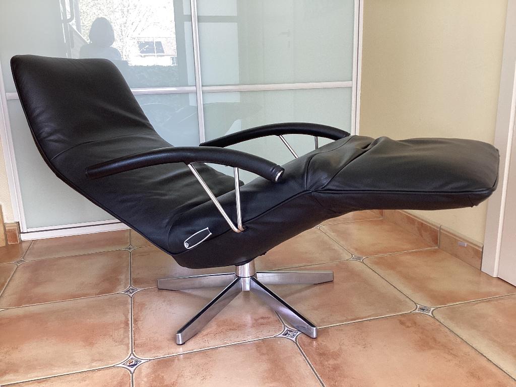 Jeune Jori Relax Pilot mono-move d'occasion (excellent état), Enlèvement, Comme neuf, Cuir, Durlet Leolux stressless knoll