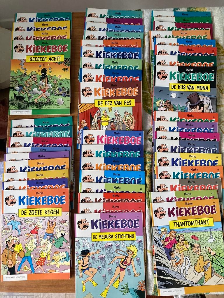 Kiekeboe strips., Boeken, Strips | Comics, Europa, Meerdere comics, Ophalen, Gelezen