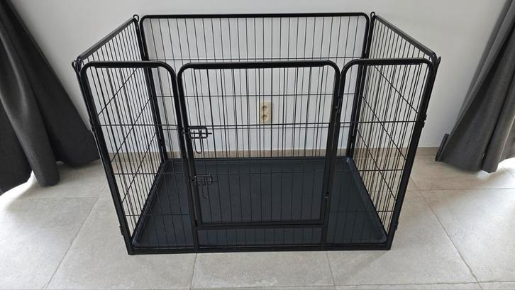 Flamingo hondenbench 122x75x90cm, Dieren en Toebehoren, Hondenbenches, Zo goed als nieuw, Ophalen