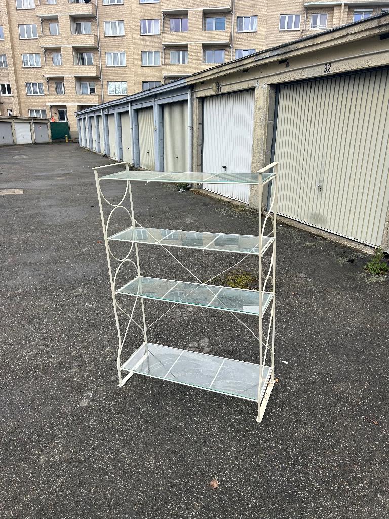 Etagère bibliothèque vintage, Enlèvement, Verre