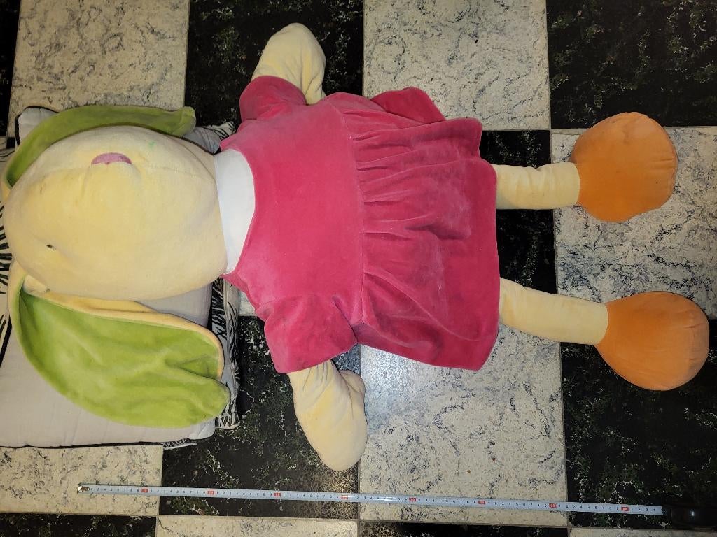 Mega knuffel konijn, Ophalen of Verzenden, Gebruikt, Konijn