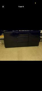Meuble TV / Dressoir NOIR BRILLANT, Maison & Meubles, Enlèvement, Comme neuf