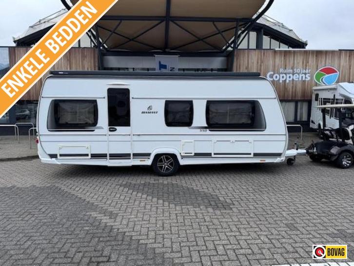 Fendt Diamant 550 SG, Caravanes & Camping, Caravanes, jusqu'à 4, 1500 - 2000 kg, Banquette en rond, Fendt, 2 lits séparés, Lit dans la longueur