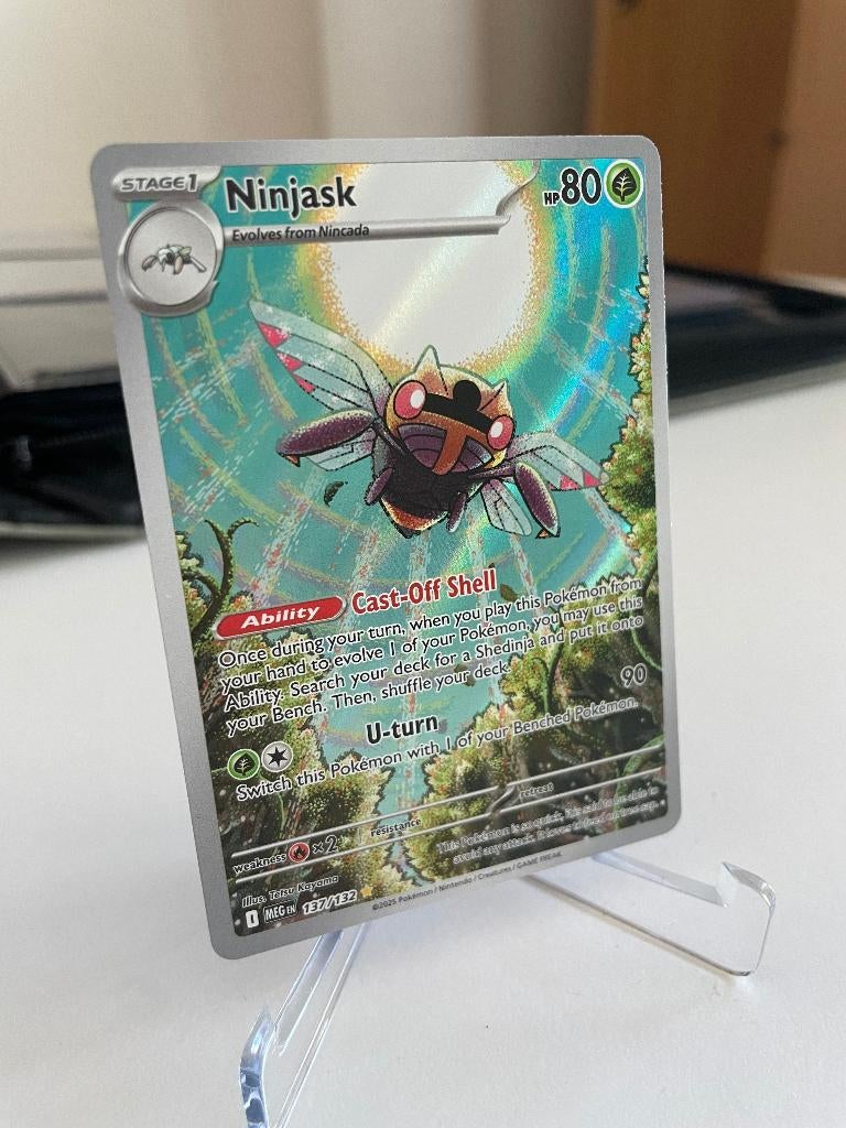 Masque Ninjas (MEG 137) - M, Hobby & Loisirs créatifs, Enlèvement ou Envoi, Comme neuf, Cartes en vrac, Foil