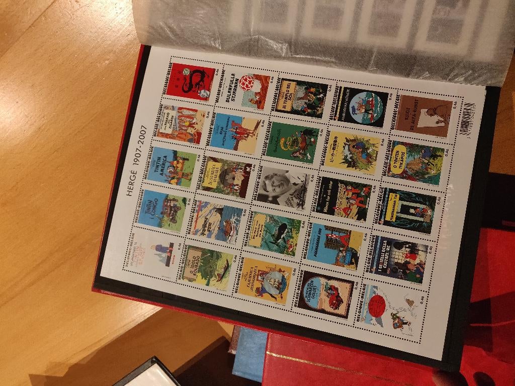 postzegelverzameling, vooral dieren, Ophalen