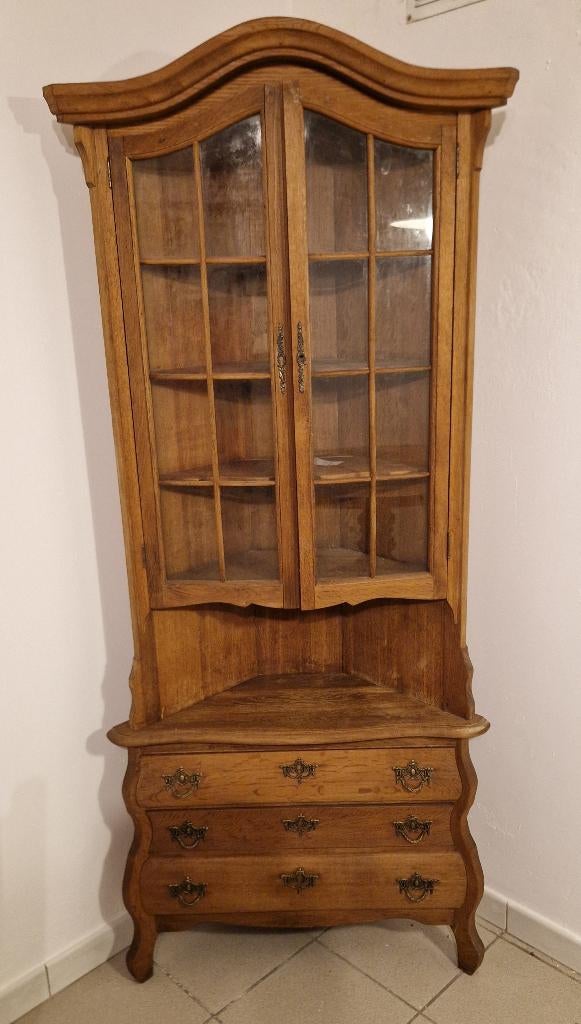 Hoekkast, Huis en Inrichting, Kasten | Vitrinekasten, Ophalen, Gebruikt, Met deur(en), 50 tot 100 cm