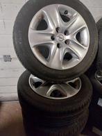 4x Opel velgen met Continental zomerbanden, Auto-onderdelen, Banden en Velgen, Ophalen, Band(en)