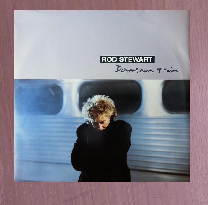 12" Maxi -  Rod Stewart ‎– Downtown Train, Cd's en Dvd's, Vinyl | Rock, Gebruikt, Poprock, 12 inch, Ophalen of Verzenden