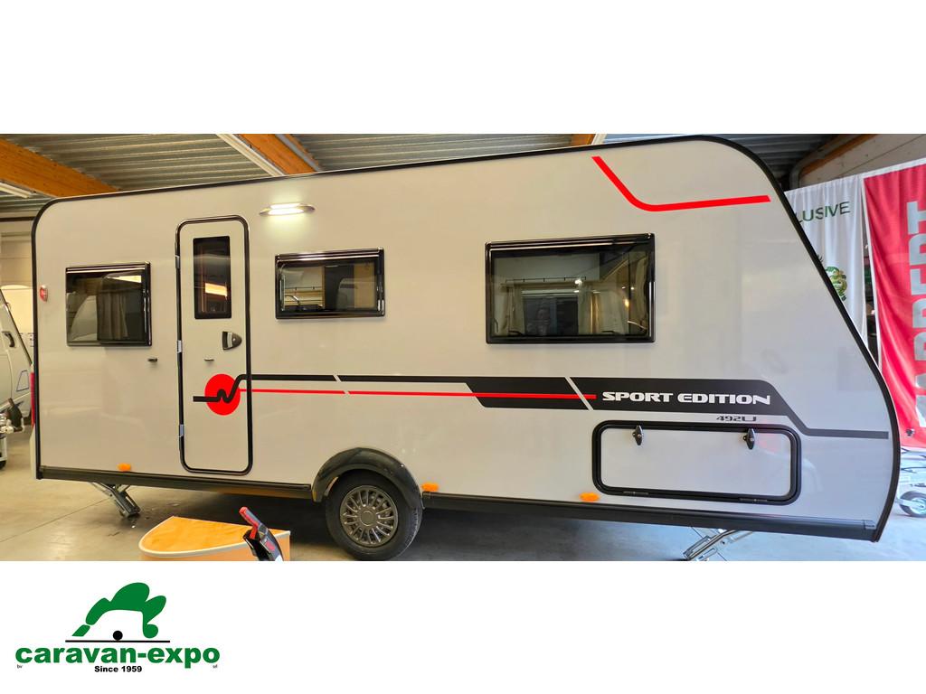 STERCKEMAN 492 LJ SPORT EDITION, Caravans en Kamperen, Caravans, Bedrijf, tot en met 4, 1000 - 1250 kg, Sterckeman, 5 tot 6 meter