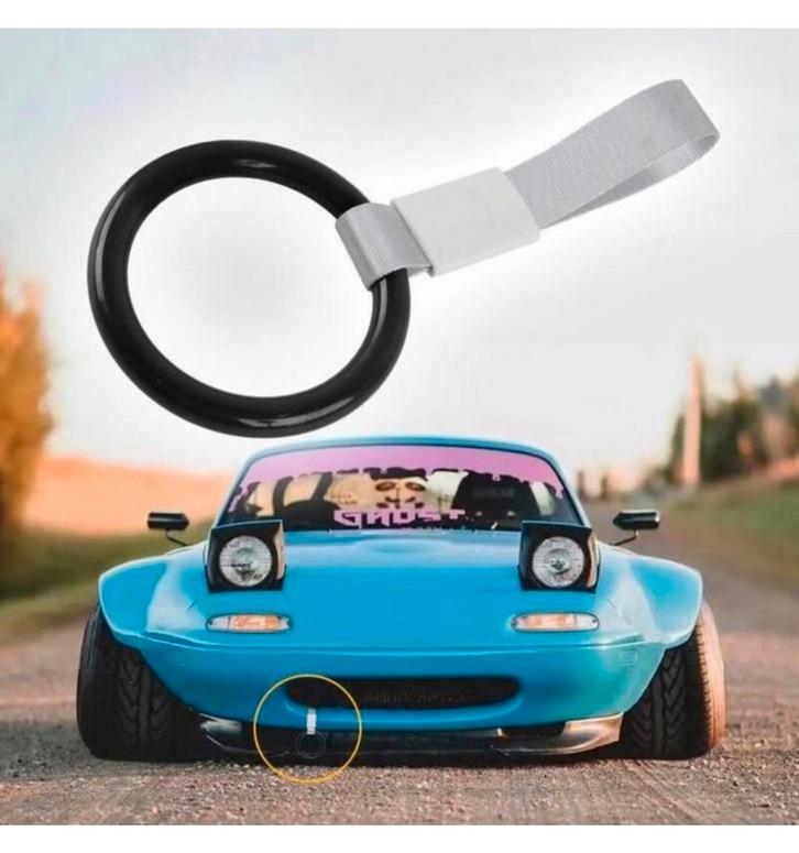 Auto Tuning JDM Round Ring Car Metro Train Towhook, Autos : Divers, Tuning & Styling, Enlèvement ou Envoi