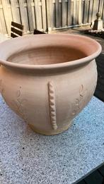 Mooi decoratieve terracota pot, Ophalen, Zo goed als nieuw, Terracotta